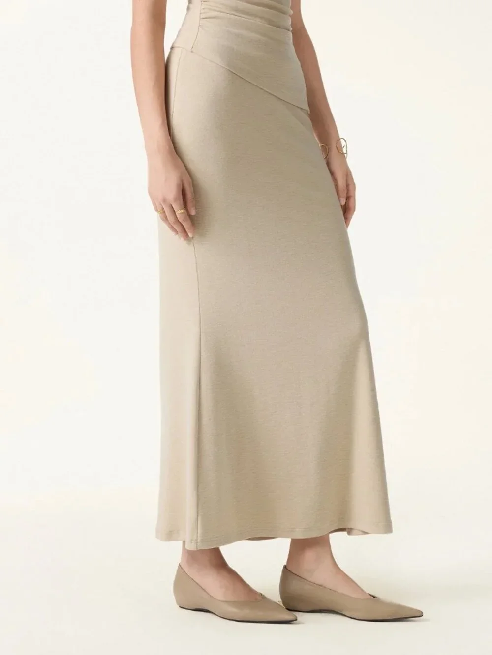 NWT OGL Mermaid Flare Maxi Skirt Black S - Picture 3 of 3